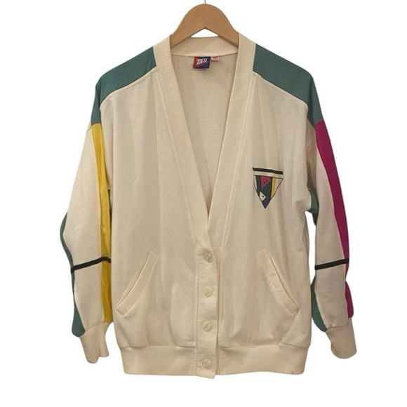 Tail Sweaters - Tail Vintage Retro Athletic Tennis Cardigan